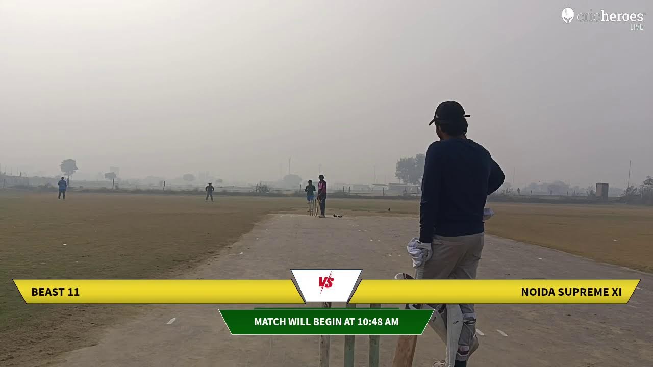 BEAST 11 vs Noida Supreme XI live cricket match | NCC SATURDAY SEASON 5_ Saturday  live - NCC Ground