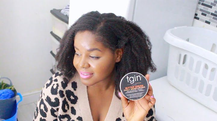 Tgin butter cream daily moisturizer low porosity hair