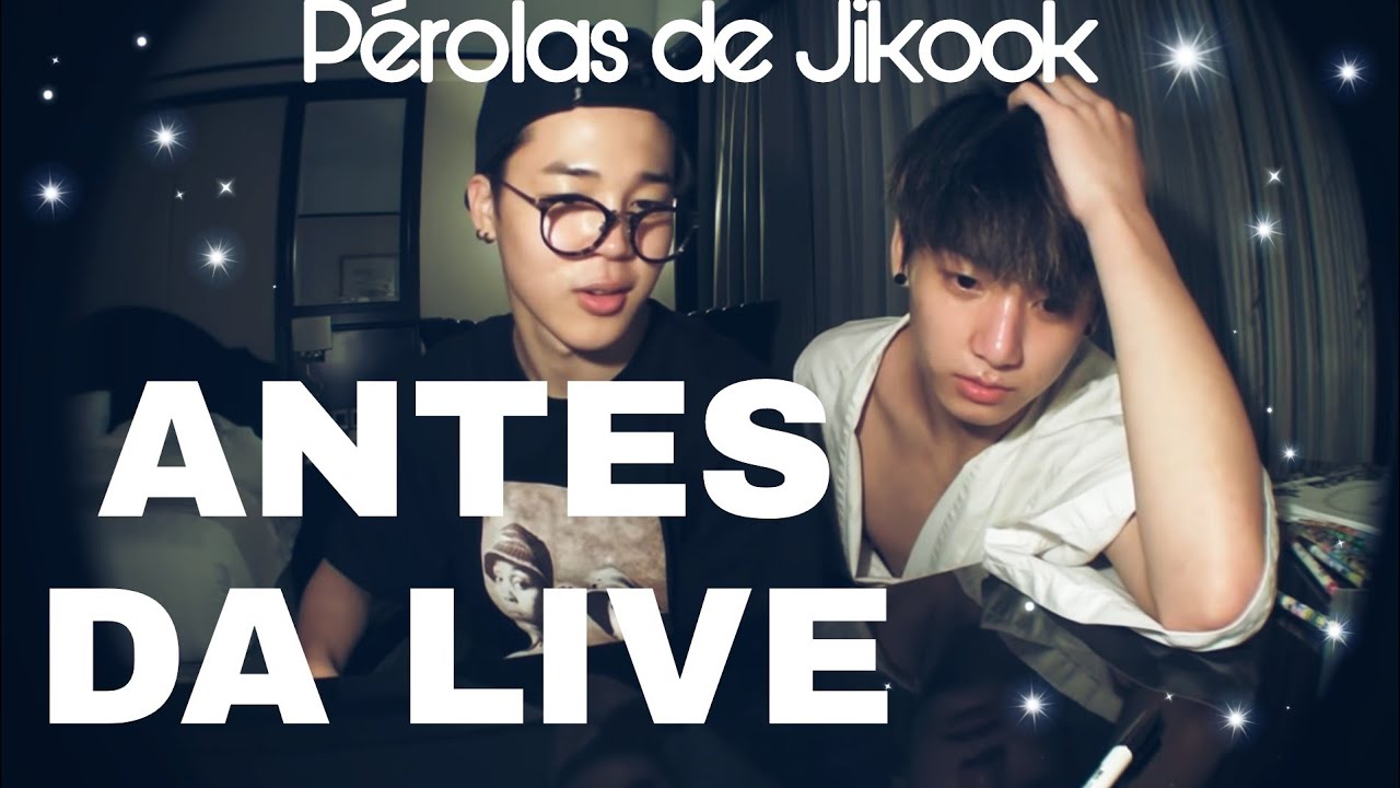 LIGAÇÃO JIKOOK - ANTES DA LIVE #perolas