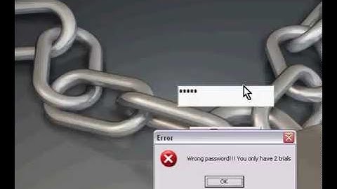 Visual Basic 6 Lock Screen