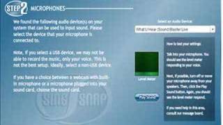 enable stereo mix set mic etc in singsnap