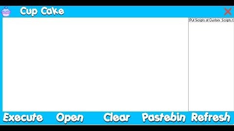 CUPCAKE(LEVEL 7)(FULL LUA SCRIPT EXECUTOR)(PATCHED FREE ROBLOX EXPLOIT)