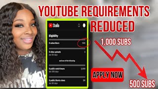 YouTube monetization requirements have change 2023