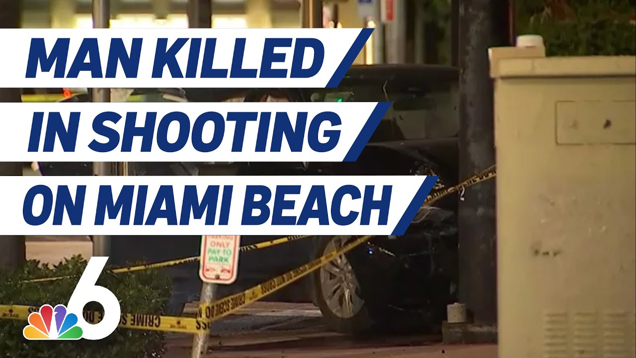 One Man Killed in Shooting on Miami Beach - YouTube