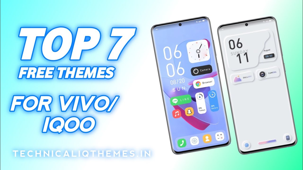 New Top 7 Best Free Themes For Vivo and IQOO Device Technical Raja Varma YouTube