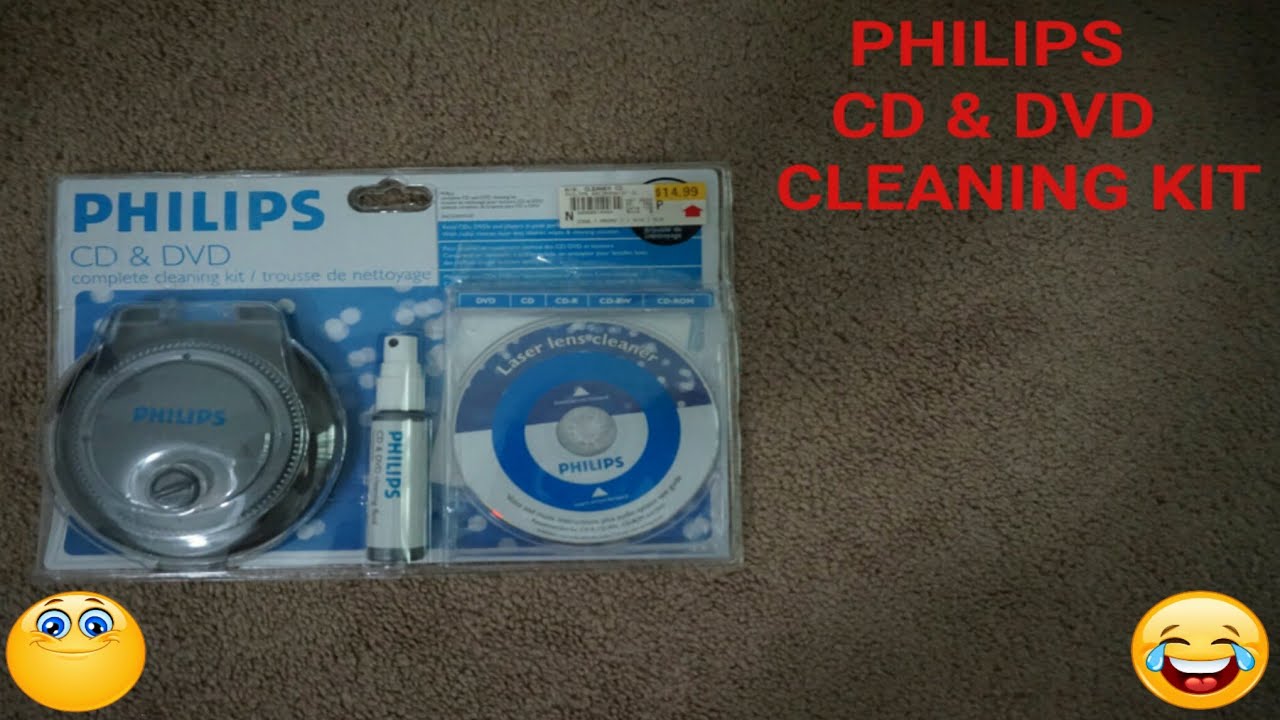 Philips CD & DVD Complete Cleaning Kit Review YouTube