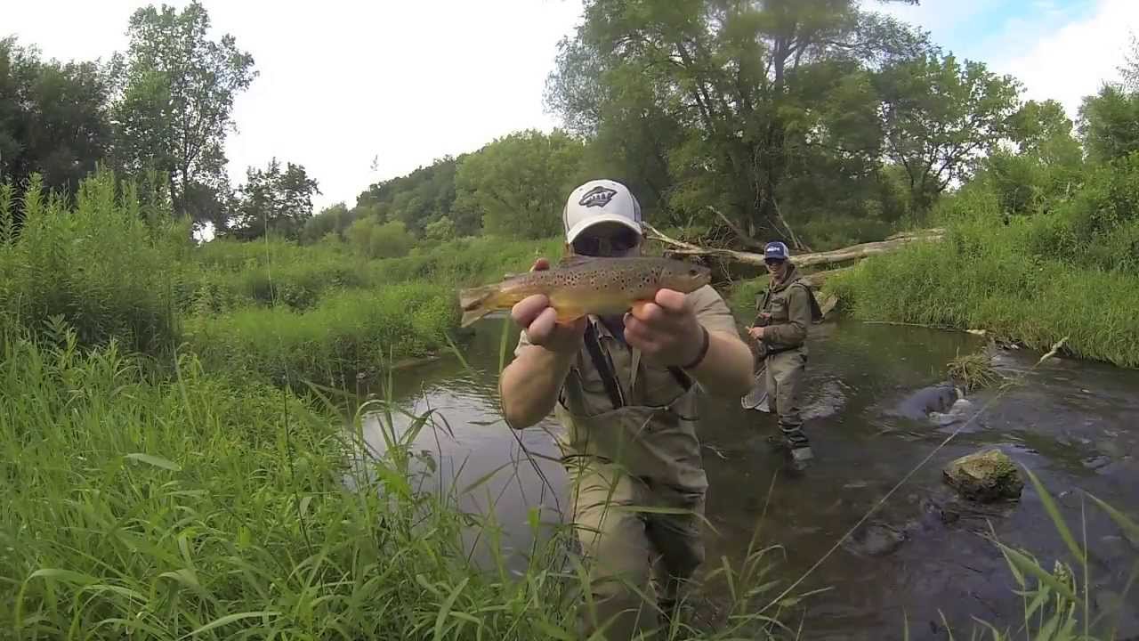 Kick-A-Poo - Wisconsin Trout Fishing - YouTube