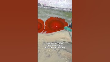 Abstract Painting Process | Intuitive Art in Action #shorts