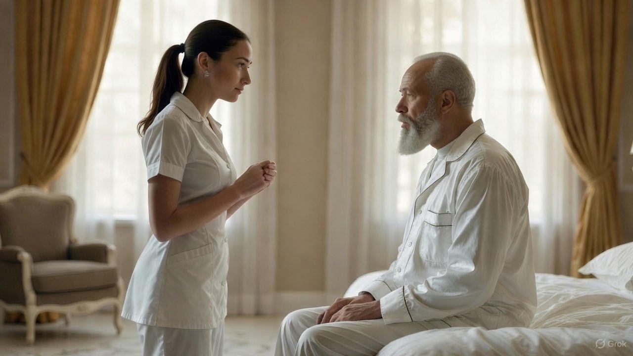 Babá Virgem Realiza Último Desejo de Bilionário A Beira da Morte