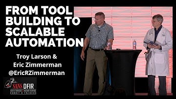 From Tool Building to Scalable Automation - SANS DFIR Summit 2019 Keynote