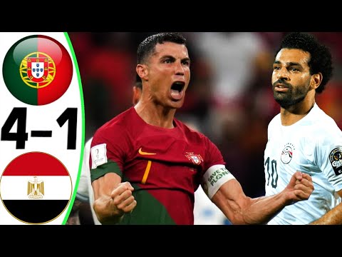 Portugal vs Egypt 4-1 - All Goals and Highlights - 2024 