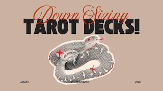 Downsizing My Tarot Deck Collection | Part 3 Craft Felt, Sci Fi, Medieval, Photography, Mary El?!