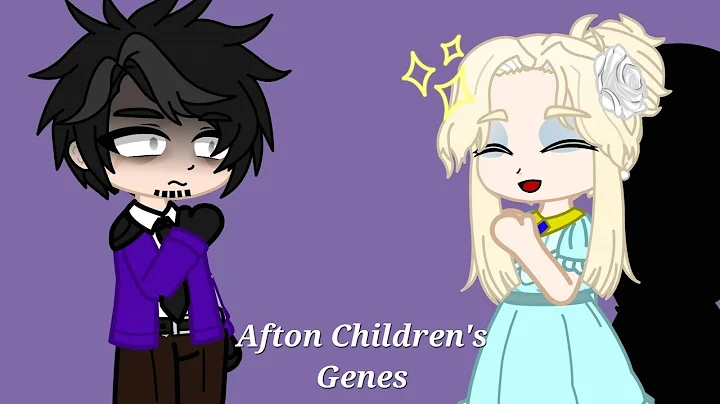 Afton Children's Genes||Fnaf Gacha||AU Facts and m...