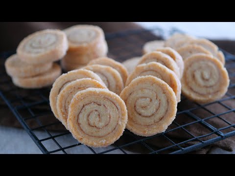 【オイルで節約♪シナモンオイルクッキー】ザクザク♡いい音 Cinnamon Oil Cookies