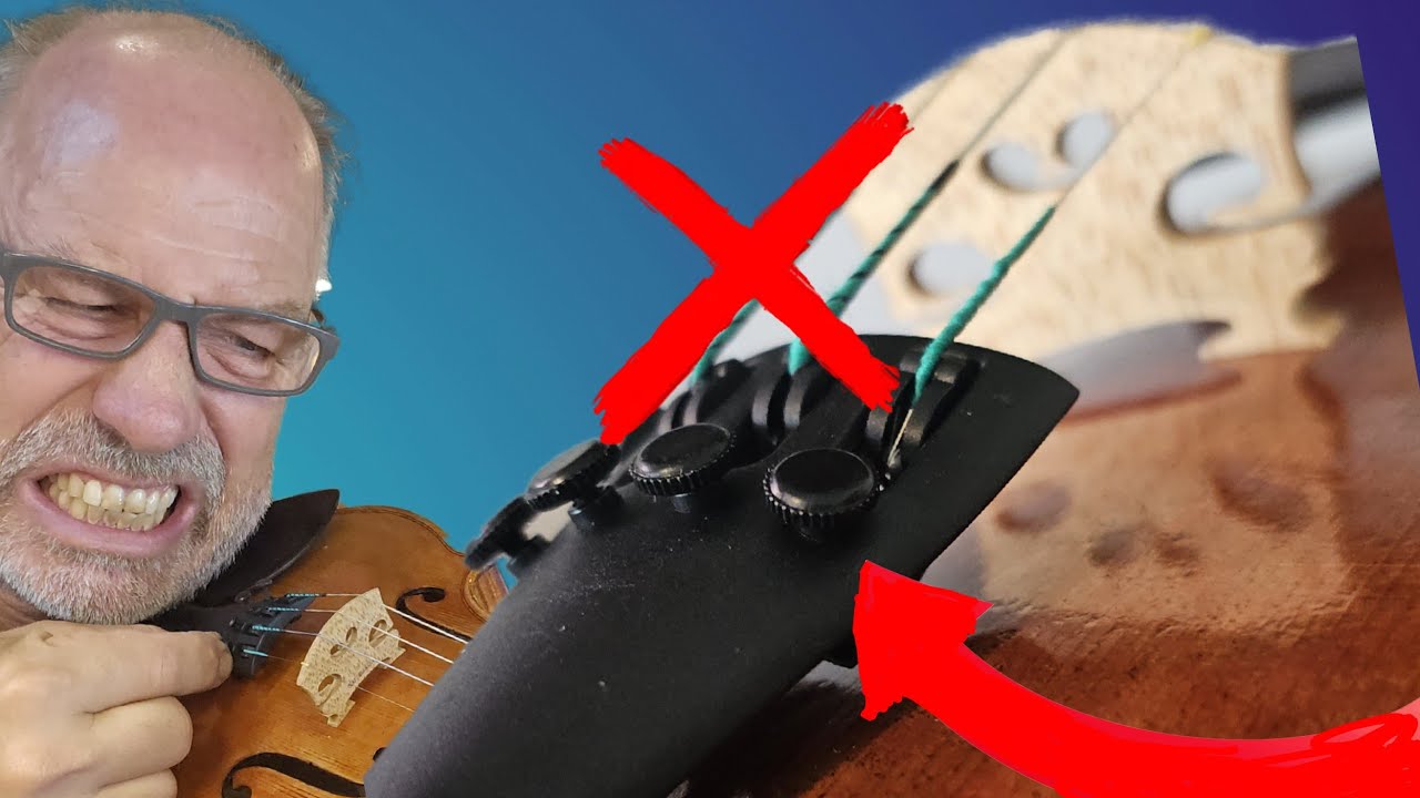 How to fix this on your violin... when the fine-tuners are all the way in.