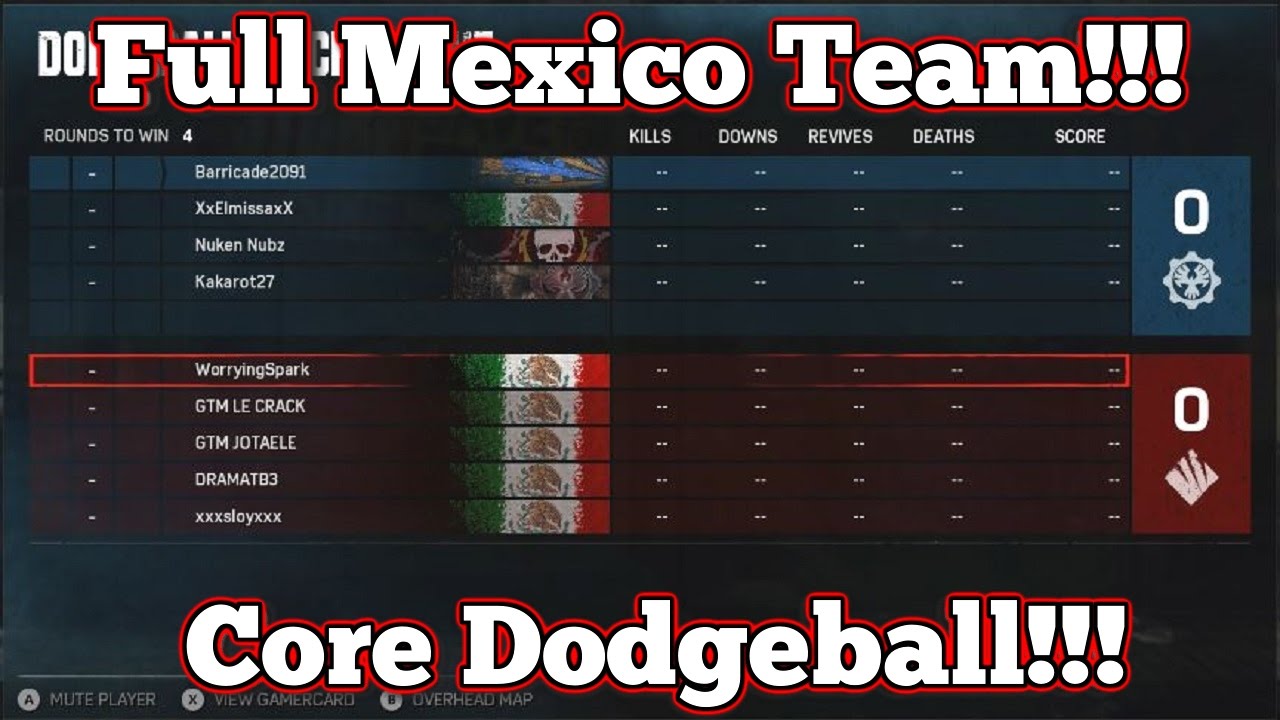 Gears of War 4 FULL MEXICO TEAM!!! YouTube