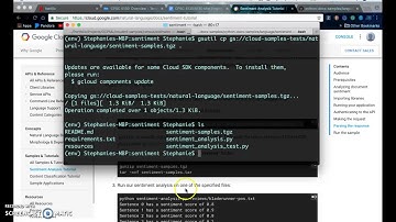 Google Cloud Platform: Natural Language API tutorial