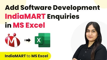 Add Custom Software Development Solutions IndiaMART Enquiries in MS Excel