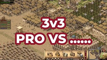 3v3 Pros vs Aham  Aham | | Stronghold Crusader Definitive Edition Skirmish Match ( PC/HD )