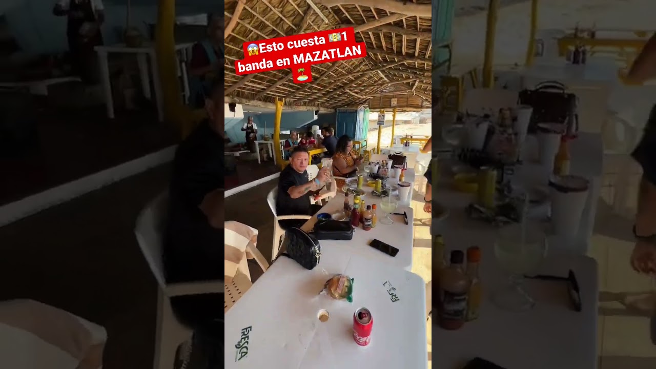 💵 Esto cuesta 1 banda en vivo en la playa de Mazatlan 🏝️🇲🇽 