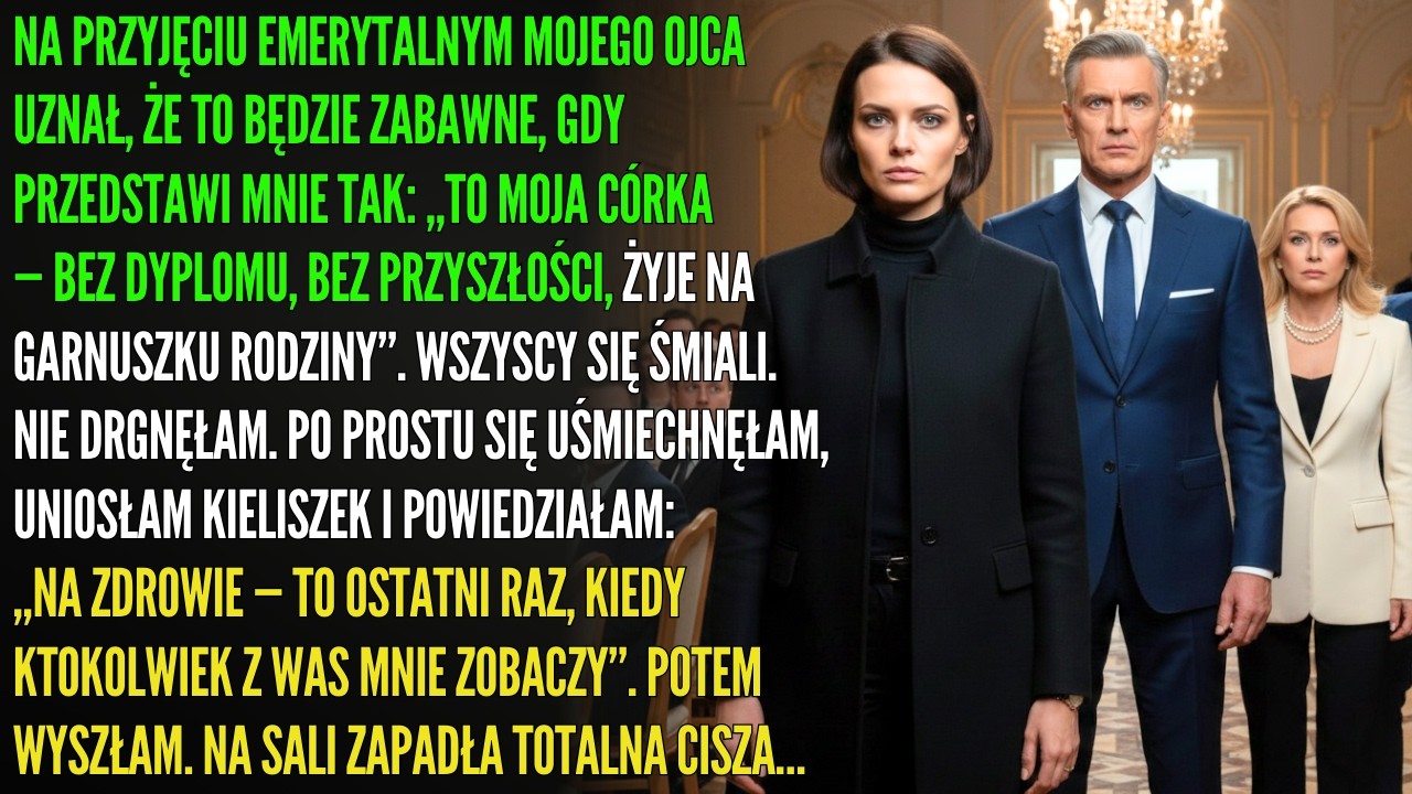 Ojciec nazwał mnie „bezwartościową” przed 200 gośćmi… a ja pokazałam, kim naprawdę jestem