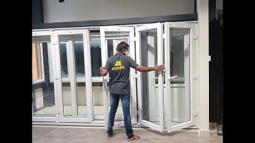 ARC INFRA SLIDE AND FOLD DOOR | GERMAN UPVC WINDOWS AND DOORS| Vijayawada | foldable UPVC door