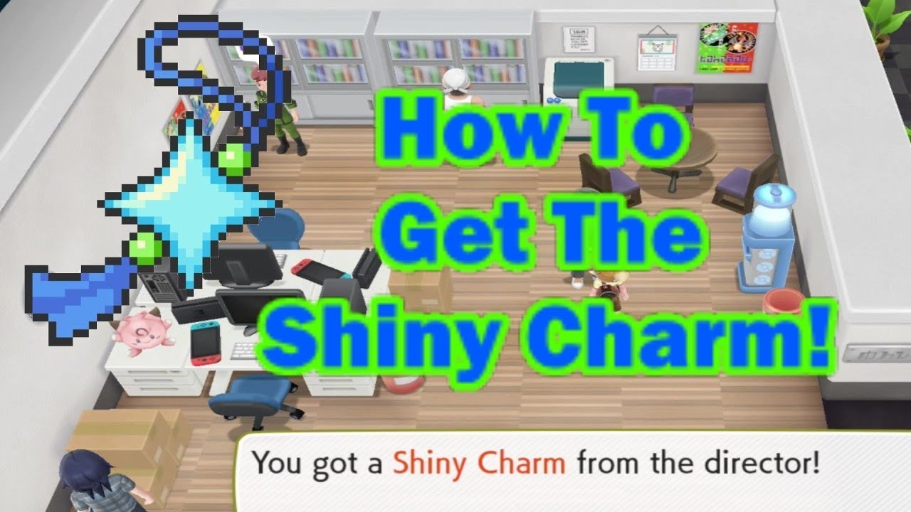 How To Get The Shiny Charm In Pokemon Lets Go Pikachu Pokemon Lets Go Eevee