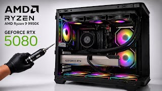 Ultimate Ryzen 9 9950X + MSI EXPERT RTX 5080 Gaming PC Build 2026 🔥 X870E Elite X3D | 64GB DDR5