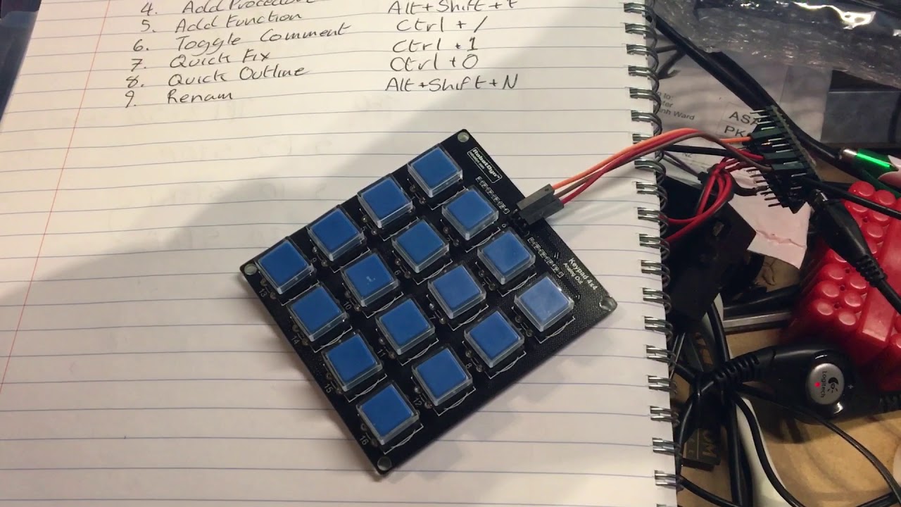 4x4 key pad for OpenEdge progress developer studio