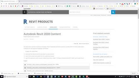Revit default content download