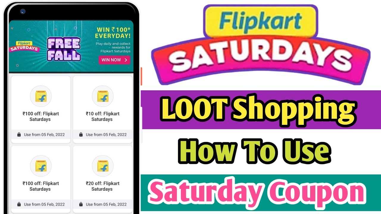 Flipkart Saturdays Free Fall Game How To Use 100 20 10 rs Voucher