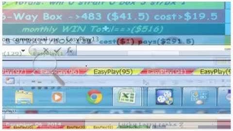 Excel Spreadsheet picks tracks and Predicts WINNING combos for any Pick Three Lottery!
