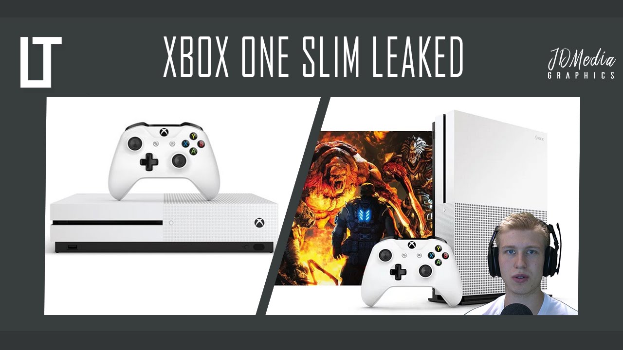 Xbox One Slim LEAKED! ( New Controller, 4k Support, & Much Smaller ...