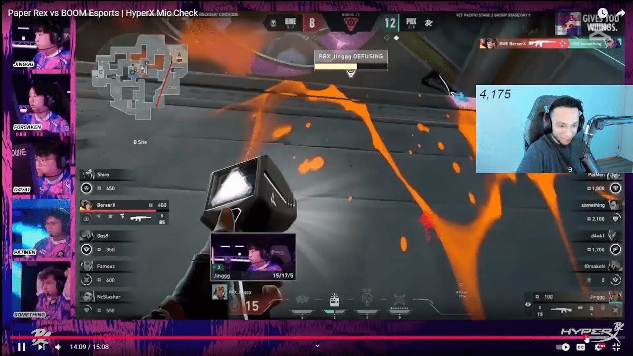 FNS reacts to PRX Voice Comms vs Boom Esports