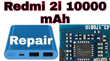 #EP183 Redmi 2I Power Bank Repair (Detail Info Chip Level)