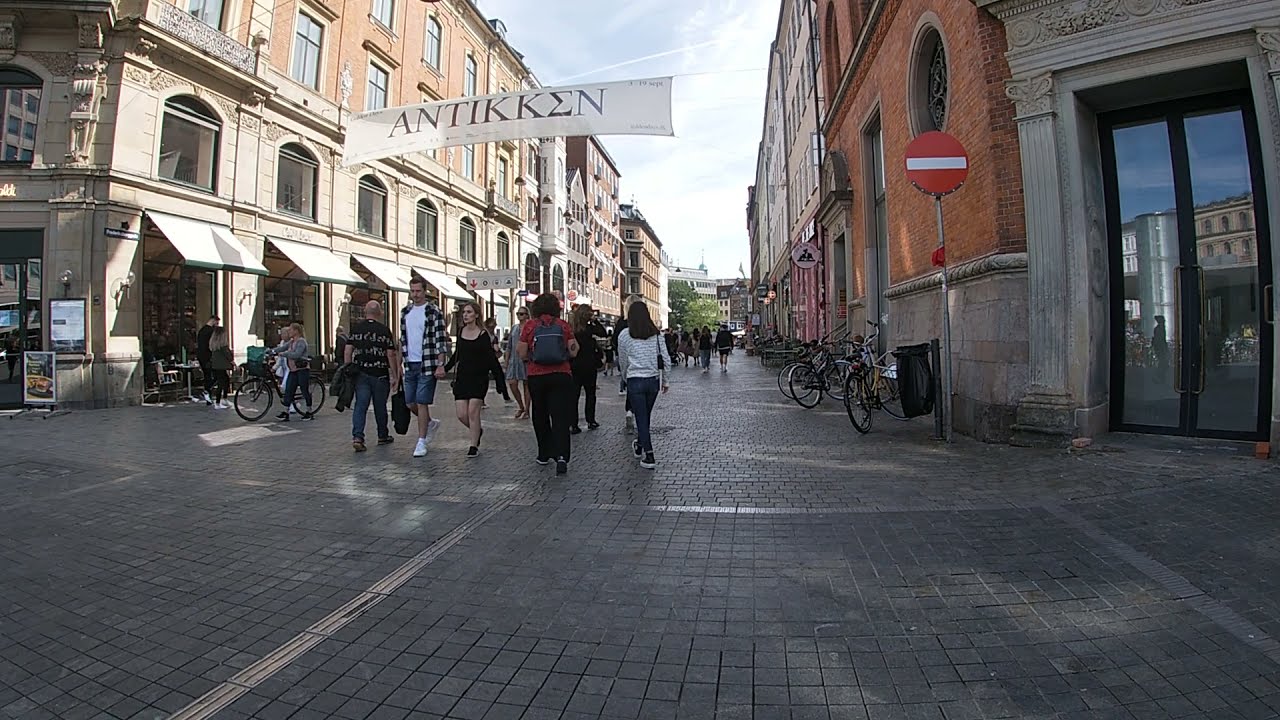 Strøget Copenhagen, Frederiksborggade to Amagertorv Part 1