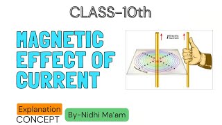 Magnetic Effect of Current CLASS-10th By Nidhi Ma'am