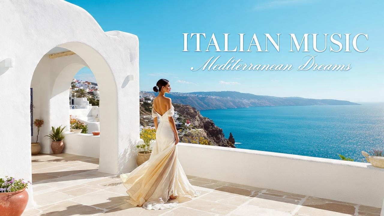 Italian Vibes & Mediterranean Dream Escape 🎶 Amalfi Coast 4K | Dolce Italia Music