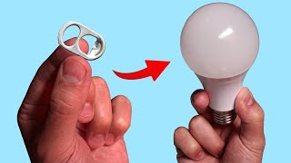 เพียงดึงวงแหวนโลหะแล้วซ่อมหลอดไฟ LED ทั้งหมดในบ้านของคุณ! วิธีแก้ไขหรือซ่อมแซมหลอดไฟ LED!