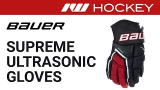 【専用】BAUER Supreme UltlaSonic 黒/赤/13 新品 Bauer Supreme Ultra Sonic Pro Stock Custom Hockey Gloves 13
