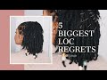 5 BIGGEST LOC REGRETS | Vlogmas Day 14