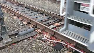 2021-11-03 UP96 trailing move through a spring switch at ORHF