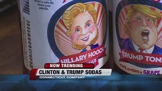 Hillary Clinton and Donald Trump getting their own sodas screenshot 2
