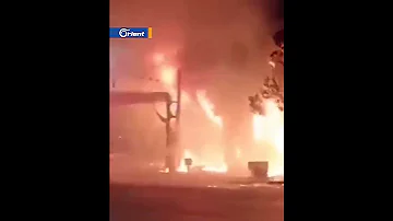 طهران قبل قليل حرق بنك صادرات 