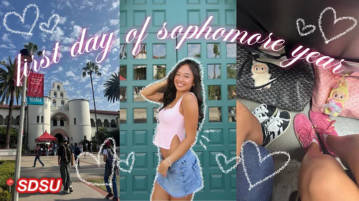 first day of sophomore year 𐙚 *grwm & vlog*