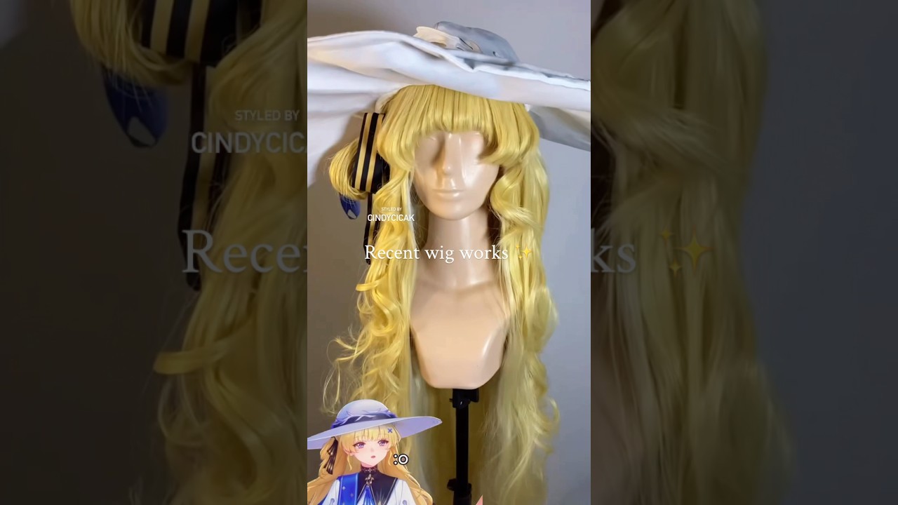 Recent wig works, Full styling tutorials in my channel 💕