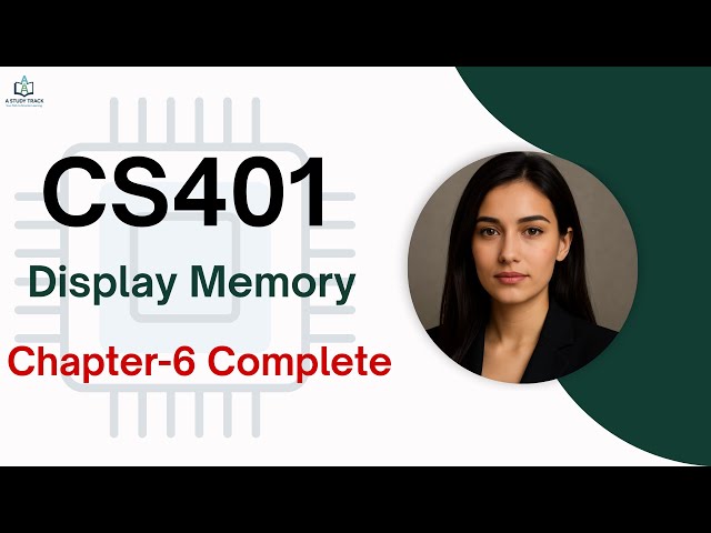 CS401 Chapter 6 | Display Memory | CS401 short lectures