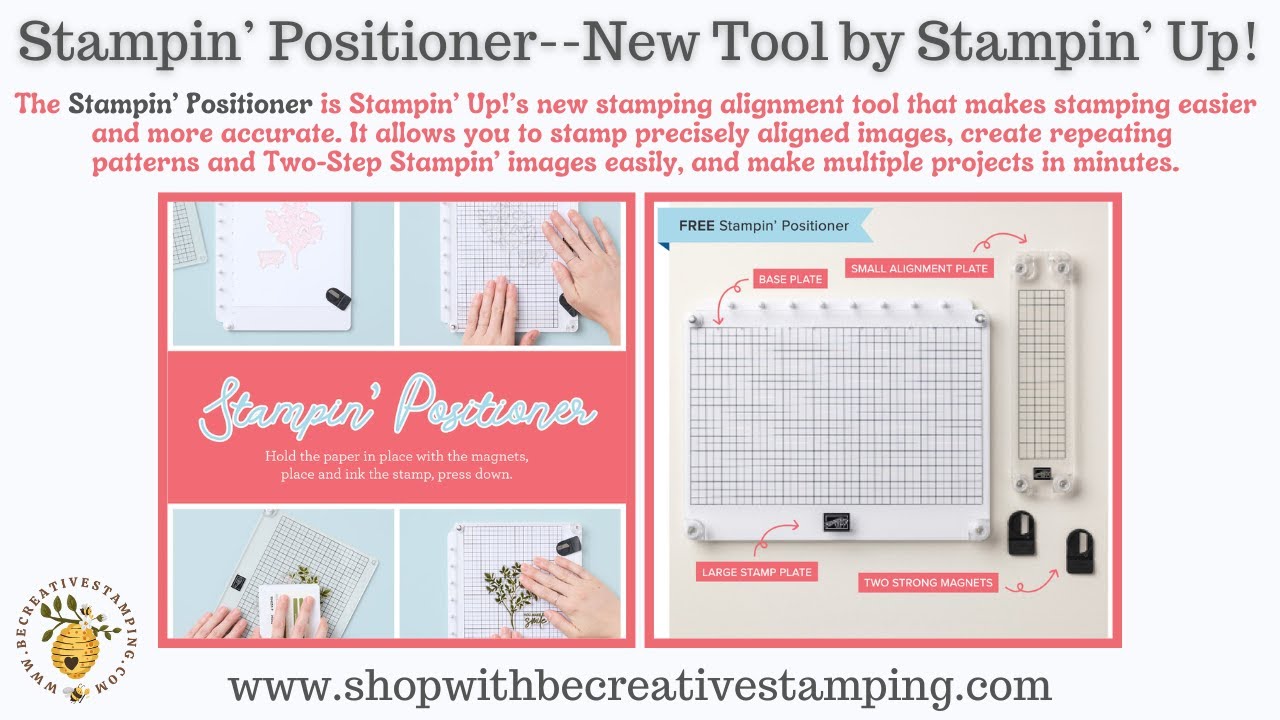 NEW TOOL--Stampin' Positioner by Stampin' Up!--Facebook Live Demonstration (1/24/26)