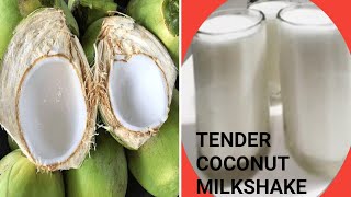 tender coconut milkshake recipe by zeeshziya vlogs