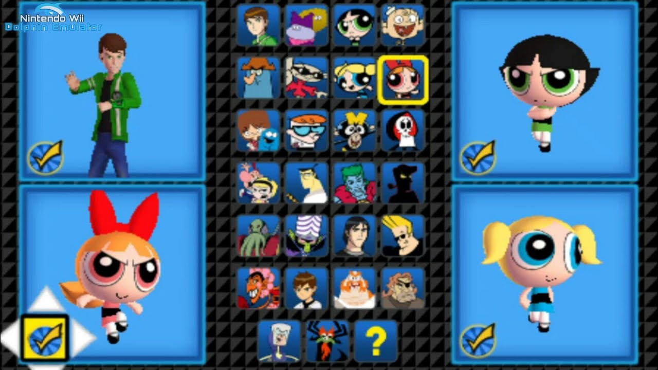 All Character Cartoon Network Punch Time Explosion XL wii Emulator YouTube